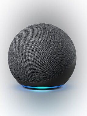 refurbished amazon echo (4th Gen) bluetooth speaker - black